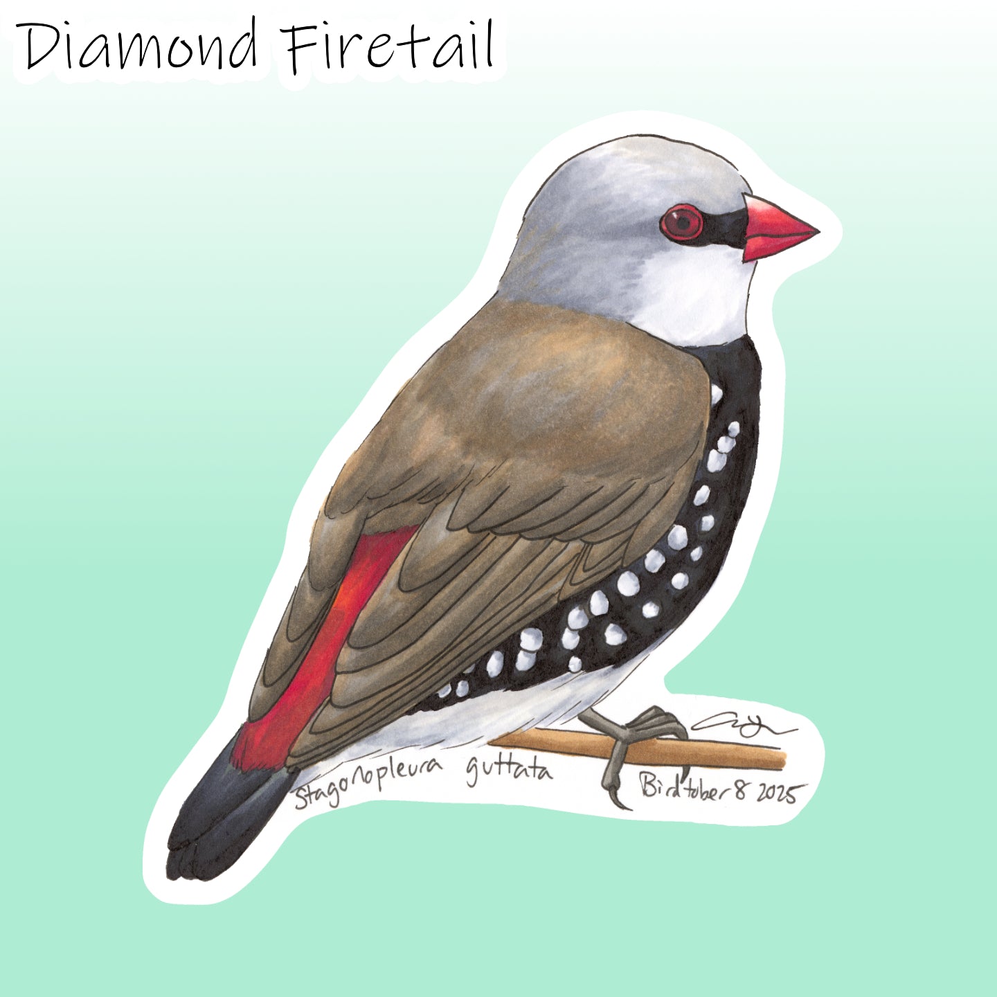 Birdtober 2025 Stickers