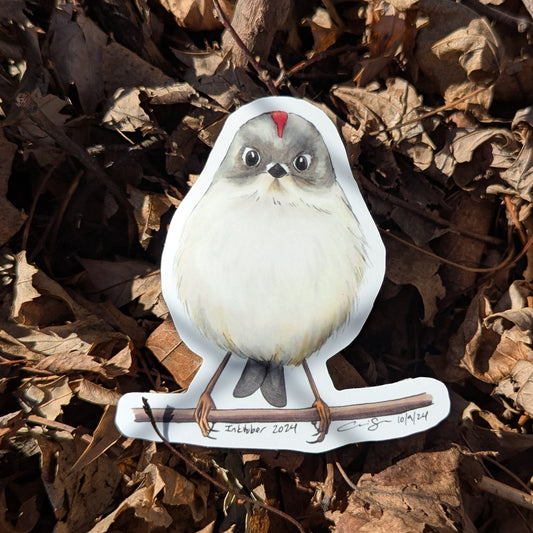Ruby-crowned Kinglet Sticker