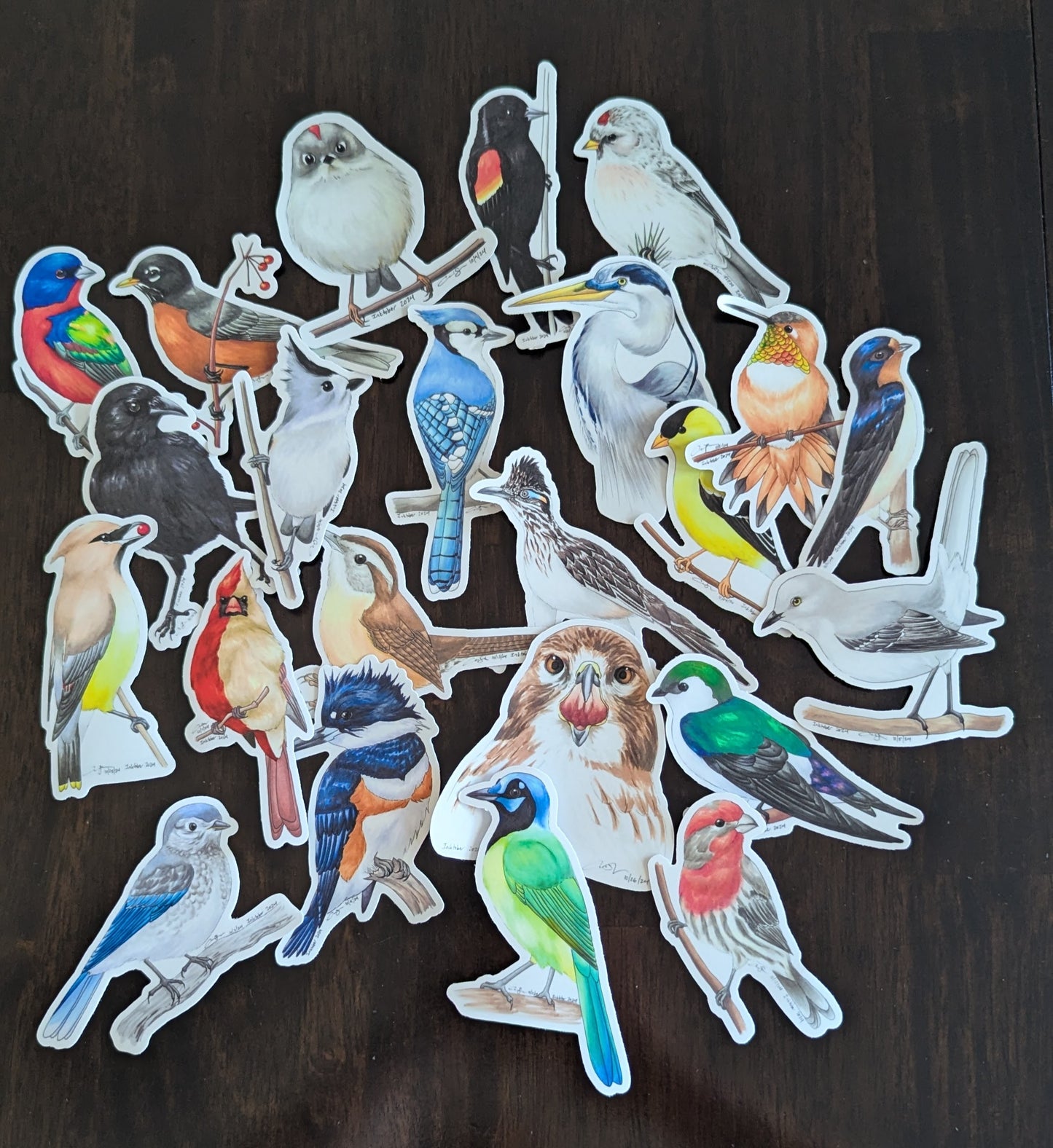 Birdtober 2024 Stickers