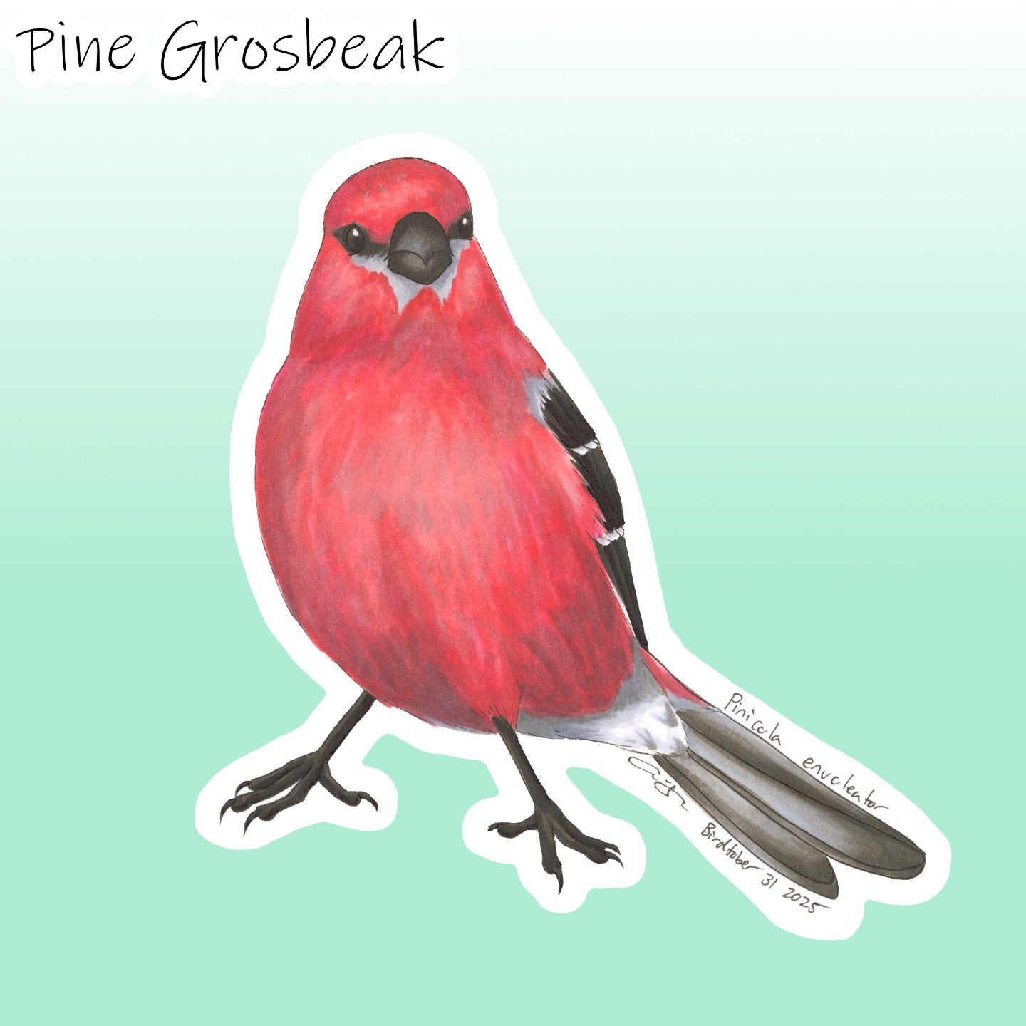 Birdtober 2025 Stickers