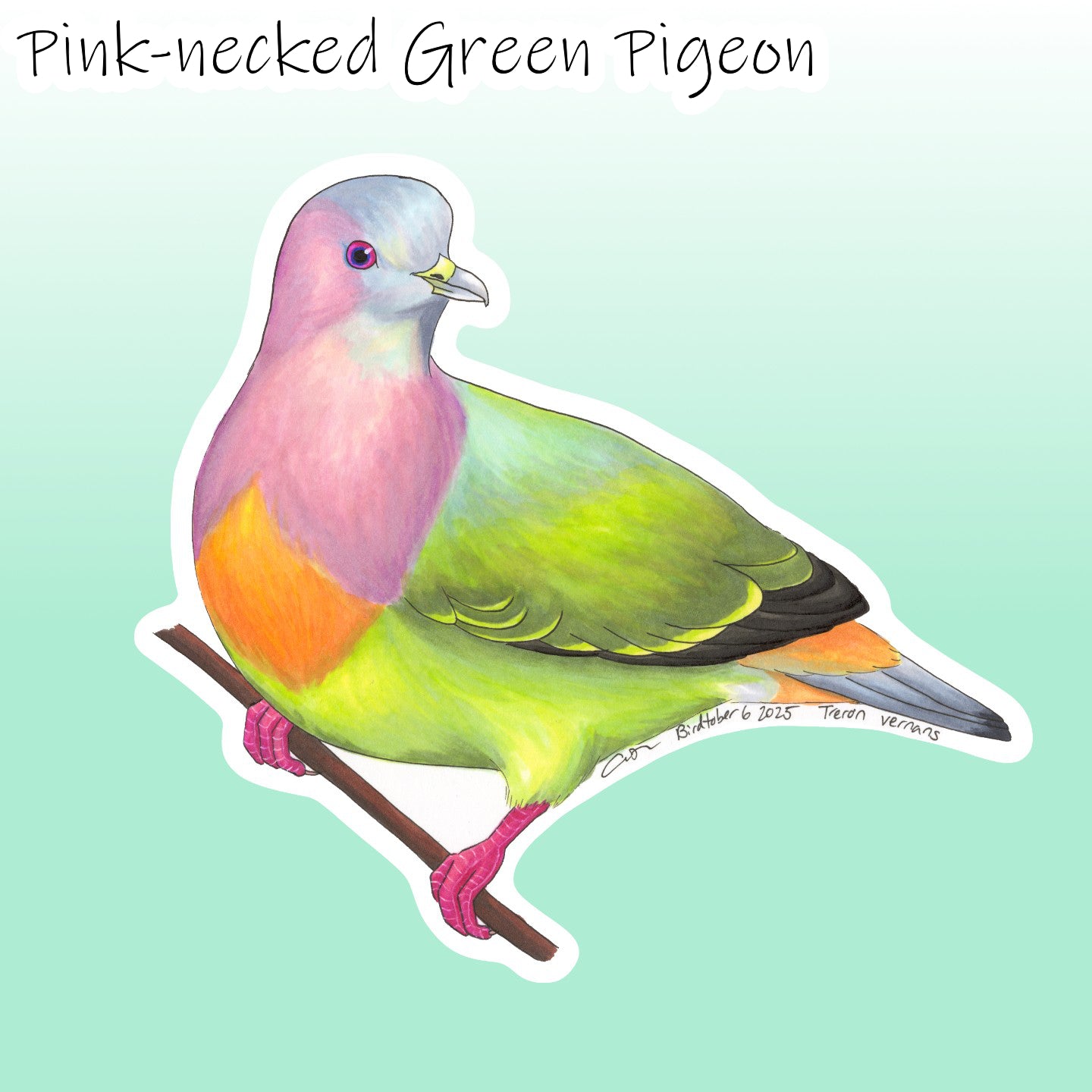 Birdtober 2025 Stickers