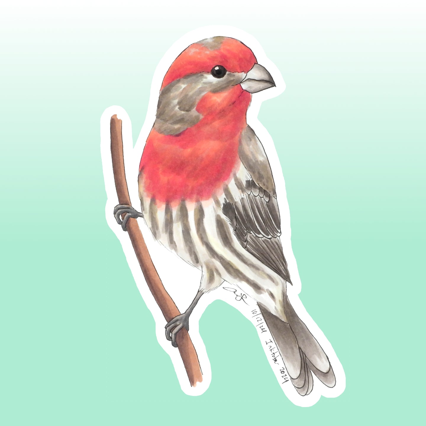 House Finch Sticker